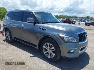 2017 Infiniti QX80 with VIN JN8AZ2NFXH9643096, listed as a IAAI auction lot 42589447 with 131,687 mi miles and . Bid and sale history available at DreamBid. Image 1.