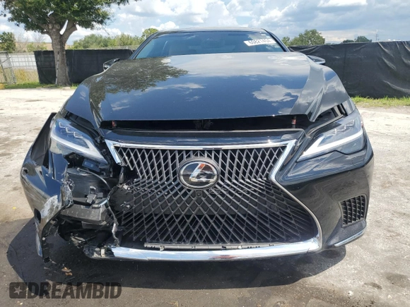 2023 Lexus LS 500 z VIN JTHD51FF7P5018625, wystawiony jako Copart lot #60821404 z przebiegiem 10 775 mil mil oraz Szkoda całkowita • Salvage title. Historia ofert i sprzedaży dostępna na DreamBid. Obrazek 5.
