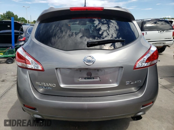2012 Nissan Murano SL with VIN JN8AZ1MW2CW230045, listed as a Copart auction lot 68857194 with 160,829 mi miles and Salvage Title. Bid and sale history available at carsss.com. Image 6.