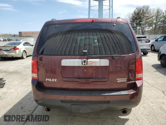 2013 Honda Pilot Touring with VIN 5FNYF4H92DB066200, listed as a Copart auction lot 53280865 with 171,924 mi miles and Salvage Title. Bid and sale history available at DreamBid. Image 6.