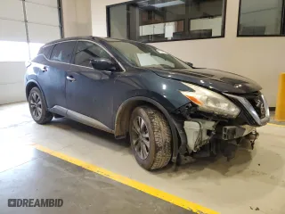 2016 Nissan Murano S with VIN 5N1AZ2MGXGN143320, listed as a Copart auction lot 45776915 with 124,587 mi miles and Salvage Title. Bid and sale history available at carsss.com. Image 4.