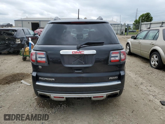 2014 GMC Acadia Denali z VIN 1GKKVTKD5EJ361077, wystawiony jako Copart lot #58598415 z przebiegiem 157 966 mil mil oraz Czysty tytuł • Clean title. Historia ofert i sprzedaży dostępna na DreamBid. Obrazek 6.