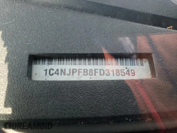 2015 Jeep Patriot Latitude with VIN 1C4NJPFB8FD318549, listed as a Copart auction lot 87425264 with Not Provided miles and Salvage Title. Bid and sale history available at DreamBid. Image 13.