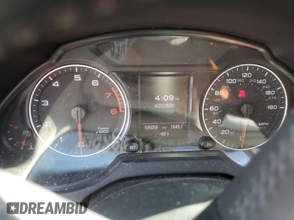 2012 Audi Q5 Premium Plus with VIN WA1LFAFP8CA035397, listed as a Copart auction lot 54115825 with 105,058 mi miles and Clean title. Bid and sale history available at DreamBid. Image 9.