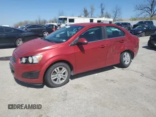 2015 Chevrolet Sonic LT with VIN 1G1JC5SH6F4148613, listed as a Copart auction lot 50423485 with 124,964 mi miles and Salvage title. Bid and sale history available at DreamBid. Image 1.