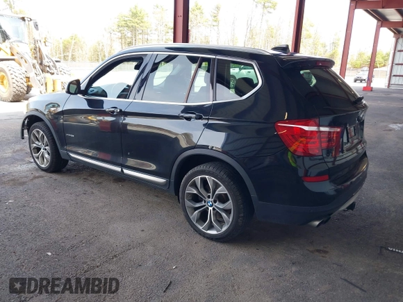 2015 BMW X3 xDrive28i with VIN 5UXWX9C56F0D52883, listed as a IAAI auction lot 42018908 with 103,292 mi miles and . Bid and sale history available at DreamBid. Image 3.