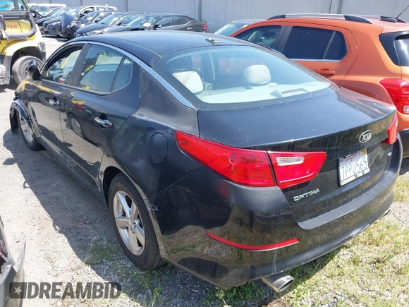 2015 Kia Optima LX with VIN 5XXGM4A79FG517083, listed as a IAAI auction lot 41805370 with 77,800 mi miles. Bid and sale history available at carsss.com. Image 3.