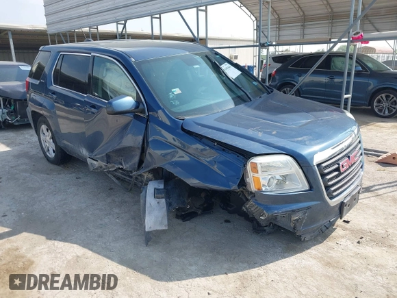 2016 GMC Terrain SLE with VIN 2GKALMEK4G6358575, listed as a IAAI auction lot 41949444 with 139,580 mi miles. Bid and sale history available at carsss.com. Image 1.
