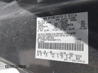 2002 Ford F-150 XL с VIN 1FTRX17W22NB51110, выставлен на аукционе IAAI как лот 42065464 с пробегом 346 583 миль миль и . История ставок и продаж доступна на DreamBid. Изображение 9.