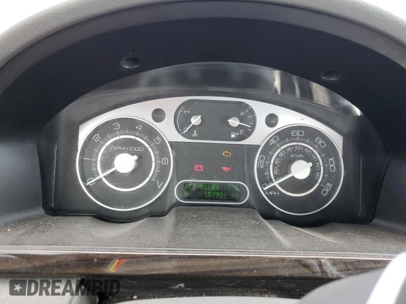 2009 Mercury Sable Premier with VIN 1MEHM42W59G629899, listed as a Copart auction lot 50513675 with 157,936 mi miles and Salvage Title. Bid and sale history available at carsss.com. Image 9.