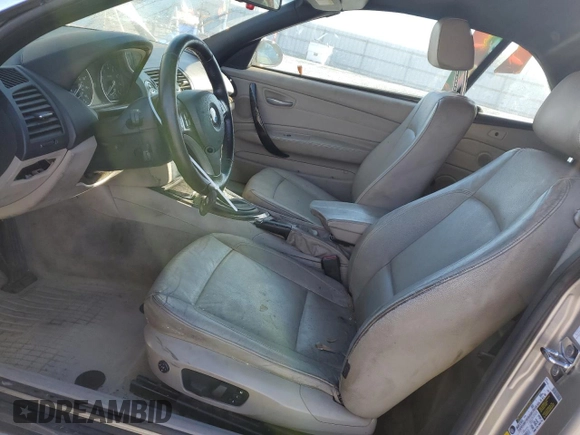 2008 BMW 1 Series 135i with VIN WBAUN93568VK40034, listed as a Copart auction lot 81903054 with 180,935 mi miles and Salvage title. Bid and sale history available at DreamBid. Image 7.