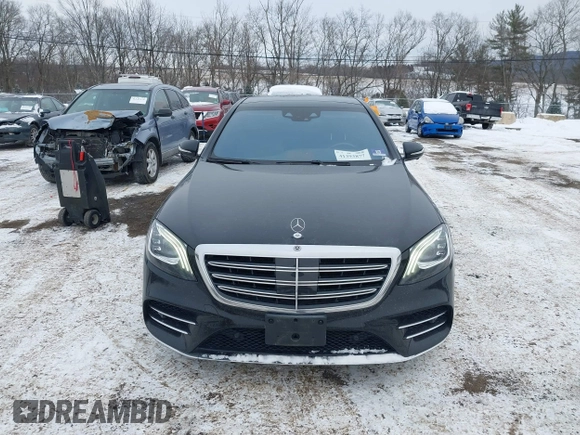 2019 Mercedes-Benz S 560 with VIN WDDUG8GB5KA433531, listed as a IAAI auction lot 41393877 with 106,653 mi miles and . Bid and sale history available at carsss.com. Image 12.