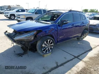 2022 Toyota Corolla Cross XLE with VIN 7MUDAAAG8NV027585, listed as a IAAI auction lot 41781177 with 36,841 mi miles and . Bid and sale history available at DreamBid. Image 2.