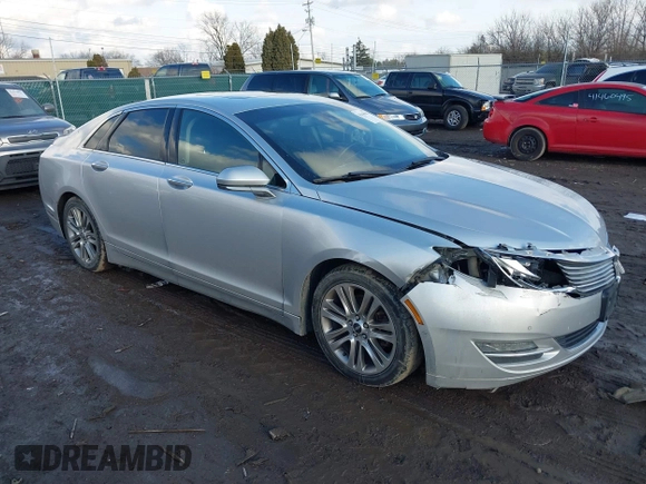 2013 Lincoln MKZ with VIN 3LN6L2JK4DR806860, listed as a IAAI auction lot 41448081 with 159,665 mi miles. Bid and sale history available at carsss.com. Image 1.