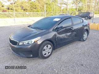 2018 Kia Forte LX with VIN 3KPFL4A70JE182702, listed as a IAAI auction lot 42043345 with 105,451 mi miles and . Bid and sale history available at carsss.com. Image 2.