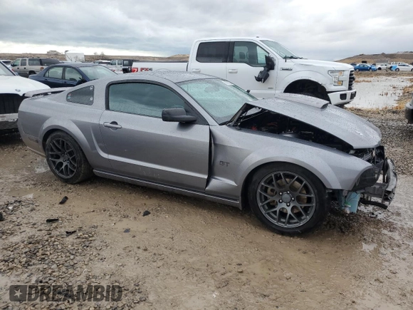 2007 Ford Mustang GT Deluxe with VIN 1ZVFT82H875274785, listed as a Copart auction lot 45746645 with Not provided miles and Salvage title. Bid and sale history available at DreamBid. Image 4.