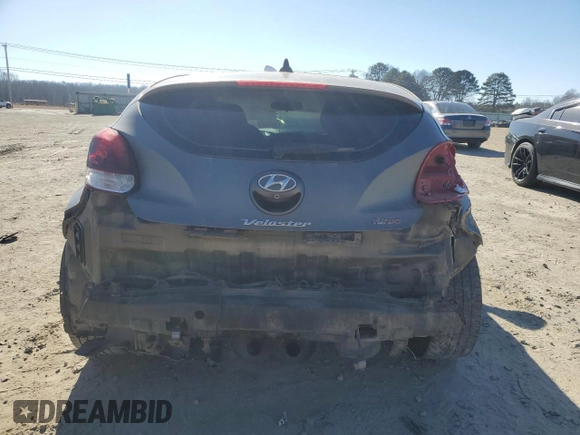2015 Hyundai Veloster Turbo with VIN KMHTC6AEXFU249159, listed as a Copart auction lot 42161855 with 137,747 mi miles and Salvage title. Bid and sale history available at DreamBid. Image 6.