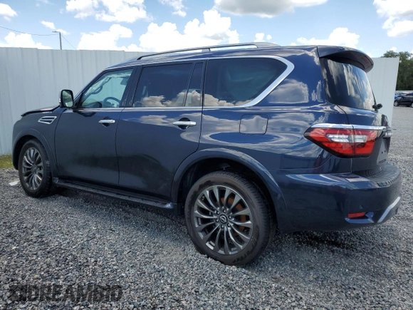 2023 Nissan Armada Platinum with VIN JN8AY2DB8P9835097, listed as a Copart auction lot 63840294 with 36,747 mi miles and Non Repairable. Bid and sale history available at carsss.com. Image 2.