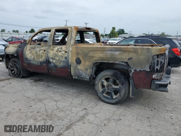 2014 GMC Sierra 1500 SLT with VIN 1GTV2VEC2EZ203927, listed as a Copart auction lot 64174994 with 0 mi miles and Salvage Title. Bid and sale history available at carsss.com. Image 2.