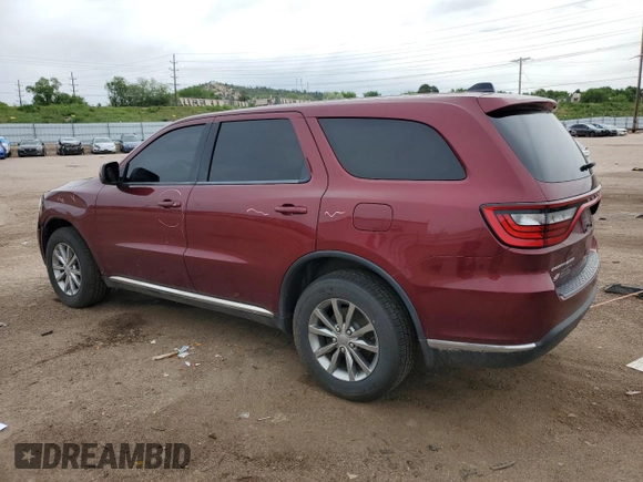 2018 Dodge Durango SXT with VIN 1C4RDJAG5JC372740, listed as a Copart auction lot 58417925 with 143,653 mi miles and Salvage title. Bid and sale history available at DreamBid. Image 2.