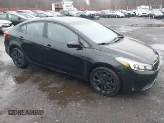 2017 Kia Forte LX with VIN 3KPFK4A76HE110741, listed as a IAAI auction lot 41797488 with 137,049 mi miles. Bid and sale history available at carsss.com. Image 1.