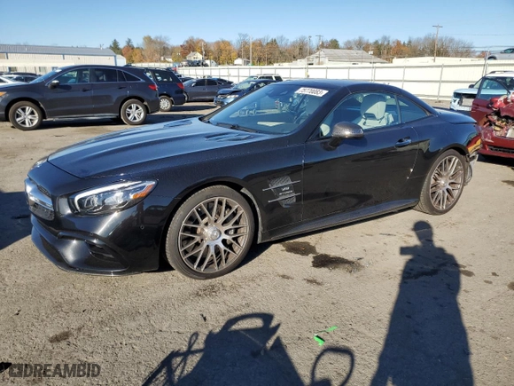 2018 Mercedes-Benz SL-Class SL 63 AMG with VIN WDDJK7EA7JF050536, listed as a Copart auction lot 75770083 with 36,968 mi miles. Bid and sale history available at carsss.com. Image 1.
