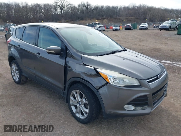 2013 Ford Escape SEL with VIN 1FMCU0HX0DUD71088, listed as a IAAI auction lot 41880044 with 155,439 mi miles. Bid and sale history available at carsss.com. Image 1.