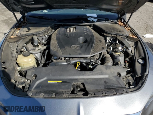 2018 Infiniti Q60 Luxe with VIN JN1CV7EK6JM200329, listed as a Copart auction lot 46535955 with 54,059 mi miles and Salvage Title. Bid and sale history available at carsss.com. Image 11.