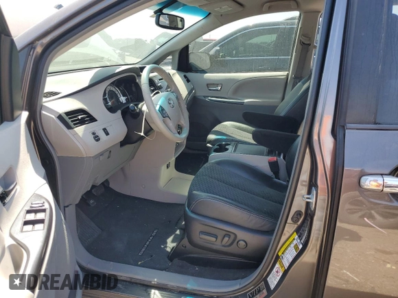 2012 Toyota Sienna SE with VIN 5TDXK3DC0CS239743, listed as a Copart auction lot 49504855 with 113,160 mi miles and Salvage title. Bid and sale history available at DreamBid. Image 7.