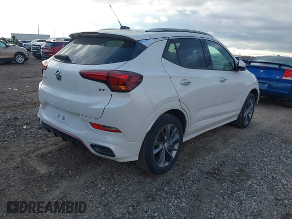 2021 Buick Encore GX Essence with VIN KL4MMGSL6MB038780, listed as a IAAI auction lot 42026247 with 51,244 mi miles and . Bid and sale history available at DreamBid. Image 4.