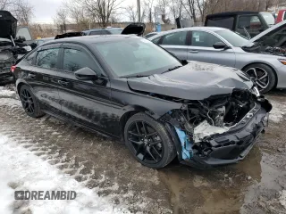 2024 Honda Civic Si z VIN 2HGFE1E56RH475202, wystawiony jako Copart lot #56550735 z przebiegiem 17 854 mil mil oraz Szkody całkowita. Historia ofert i sprzedaży dostępna na DreamBid. Obrazek 4.