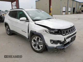 2020 Jeep Compass Limited z VIN 3C4NJCCB4LT122675, wystawiony jako Copart lot #57493495 z przebiegiem 71 533 mil mil oraz Czysty tytuł • Clean title. Historia ofert i sprzedaży dostępna na DreamBid. Obrazek 4.