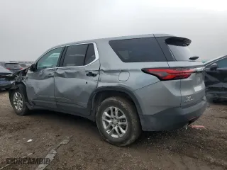 2023 Chevrolet Traverse LS with VIN 1GNERFKW9PJ236089, listed as a Copart auction lot 46489225 with 48,156 mi miles and Salvage Title. Bid and sale history available at carsss.com. Image 2.