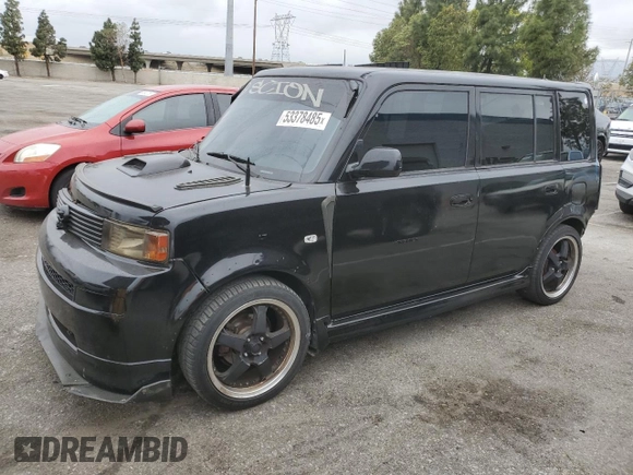 2005 Scion xB with VIN JTLKT334250174020, listed as a Copart auction lot 53378485 with 191,798 mi miles and Salvage Title. Bid and sale history available at carsss.com. Image 1.