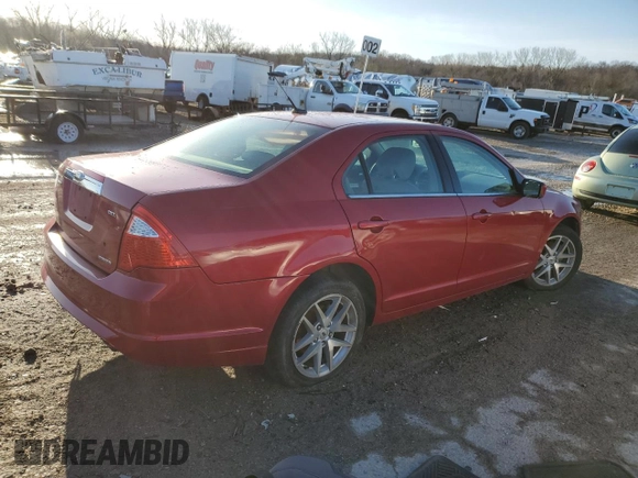 2012 Ford Fusion SEL with VIN 3FAHP0JG1CR265885, listed as a Copart auction lot 48516675 with 142,258 mi miles and Salvage Title. Bid and sale history available at DreamBid. Image 3.