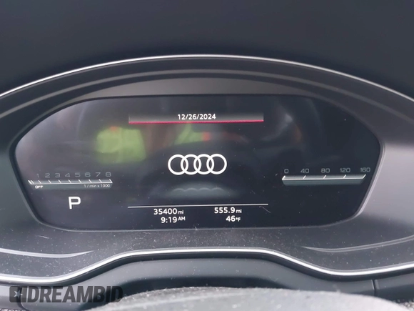 2022 Audi SQ5 Premium Plus with VIN WA1B4AFY0N2087517, listed as a IAAI auction lot 41193190 with 35,400 mi miles. Bid and sale history available at carsss.com. Image 7.