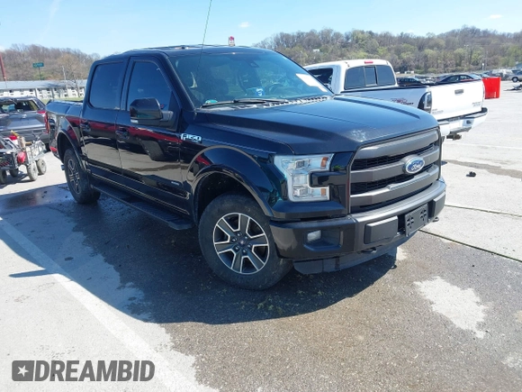 2015 Ford F-150 XLT with VIN 1FTEW1EG8FFA04724, listed as a IAAI auction lot 41884761 with 115,426 mi miles. Bid and sale history available at carsss.com. Image 1.