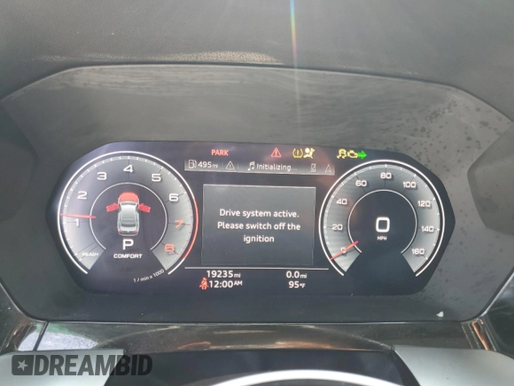 2022 Audi A3 Premium Plus with VIN WAUBUDGYXNA099084, listed as a Copart auction lot 69888054 with 19,235 mi miles and Salvage Title. Bid and sale history available at carsss.com. Image 9.