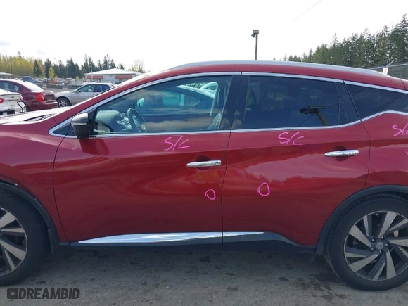 2015 Nissan Murano SV with VIN 5N1AZ2MH1FN254216, listed as a IAAI auction lot 41989152 with 142,378 mi miles. Bid and sale history available at carsss.com. Image 15.