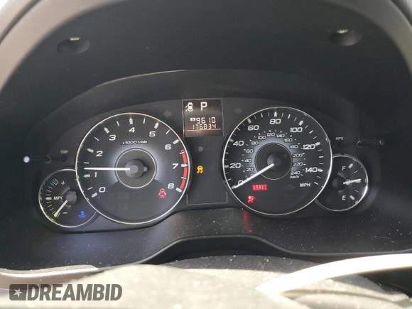 2010 Subaru Legacy Premium All-Weather Anniversary with VIN 4S3BMCH64A3220765, listed as a Copart auction lot 61484345 with 176,834 mi miles and Salvage title. Bid and sale history available at DreamBid. Image 9.