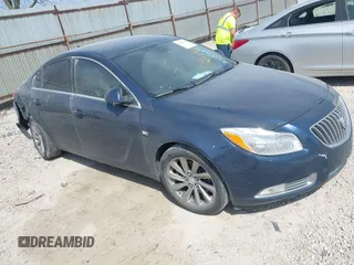 2011 Buick Regal CXL Turbo TO1 with VIN W04GV5EV8B1090751, listed as a IAAI auction lot 42064616 with 150,446 mi miles. Bid and sale history available at carsss.com. Image 1.