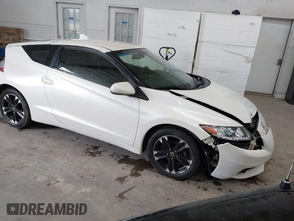 2015 Honda CR-Z EX with VIN JHMZF1D67FS000258, listed as a IAAI auction lot 41838779 with 61,751 mi miles. Bid and sale history available at carsss.com. Image 1.