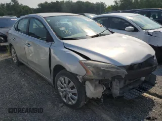 2013 Nissan Sentra SV with VIN 1N4AB7AP6DN905148, listed as a Copart auction lot 63896734 with 43,663 mi miles and Salvage Title. Bid and sale history available at DreamBid. Image 4.