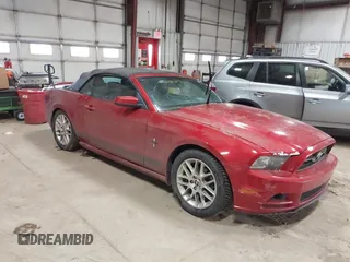 2013 Ford Mustang V6 with VIN 1ZVBP8EM8D5200645, listed as a IAAI auction lot 41035547 with 156,702 mi miles and . Bid and sale history available at DreamBid. Image 1.
