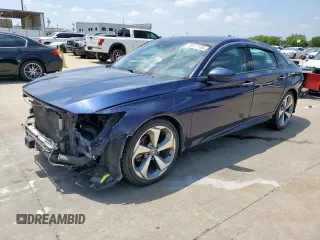 2018 Honda Accord Touring z VIN 1HGCV1F9XJA011580, wystawiony jako Copart lot #59577505 z przebiegiem 147 793 mil mil oraz Szkoda całkowita • Salvage title. Historia ofert i sprzedaży dostępna na DreamBid. Obrazek 1.