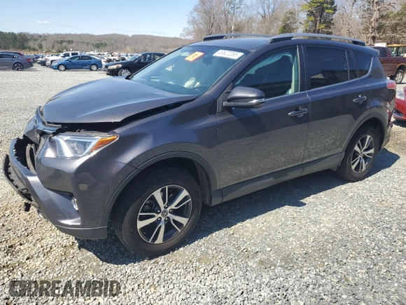 2018 Toyota RAV4 XLE with VIN 2T3WFREV7JW470850, listed as a Copart auction lot 49522265 with 102,029 mi miles and Salvage Title. Bid and sale history available at carsss.com. Image 1.