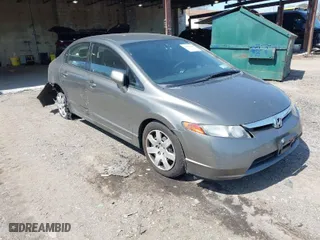 2006 Honda Civic Sdn LX with VIN JHMFA16586S002123, listed as a IAAI auction lot 41918522 with 108,546 mi miles. Bid and sale history available at carsss.com. Image 1.