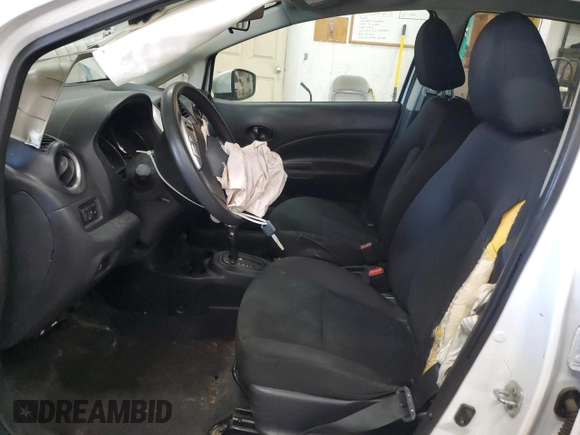 2017 Nissan Note SV with VIN 3N1CE2CP9HL371548, listed as a Copart auction lot 55043285 with 114,266 mi miles and Salvage title. Bid and sale history available at DreamBid. Image 7.