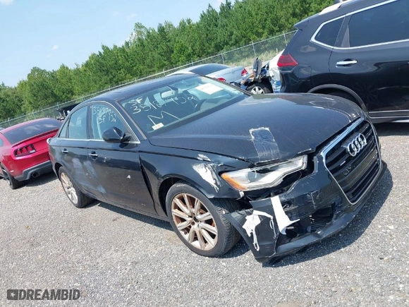 2015 Audi A6 2.0T Premium Plus with VIN WAUGFAFC0FN026501, listed as a IAAI auction lot 40129539 with 48,269 mi miles. Bid and sale history available at carsss.com. Image 1.