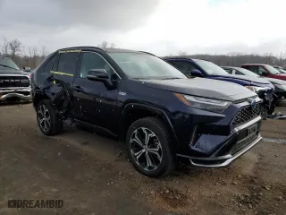 2022 Toyota RAV4 Prime XSE with VIN JTMFB3FV7ND079692, listed as a Copart auction lot 77619733 with 26,202 mi miles. Bid and sale history available at carsss.com. Image 4.
